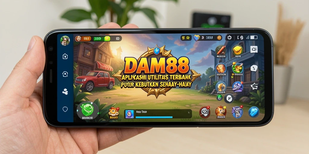 Tampilan antarmuka DAM88 yang menarik dan fungsional.
