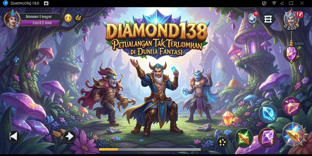 Tampilan gameplay <strong>DIAMOND138</strong> yang menakjubkan dalam petualangan seru.