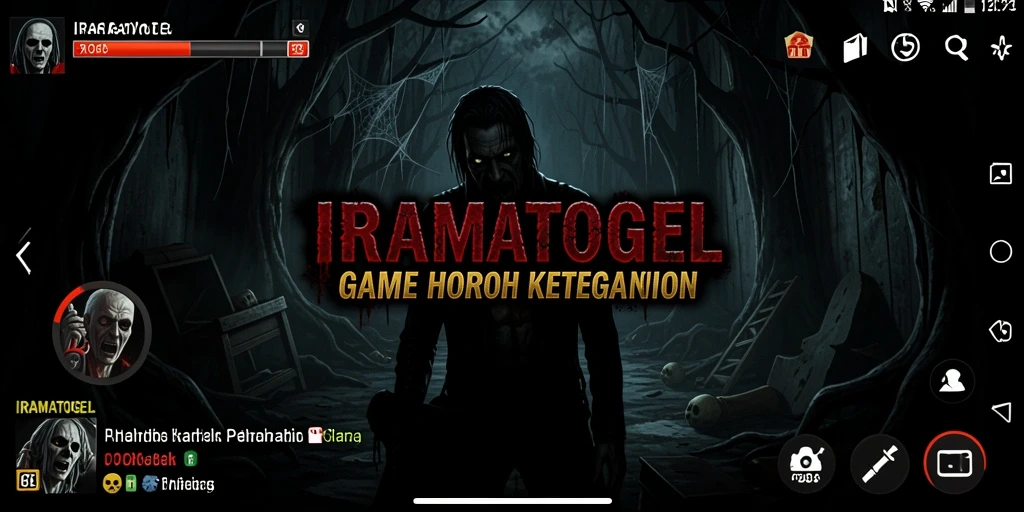 Tampilan gameplay horor yang menegangkan dan mencekam.